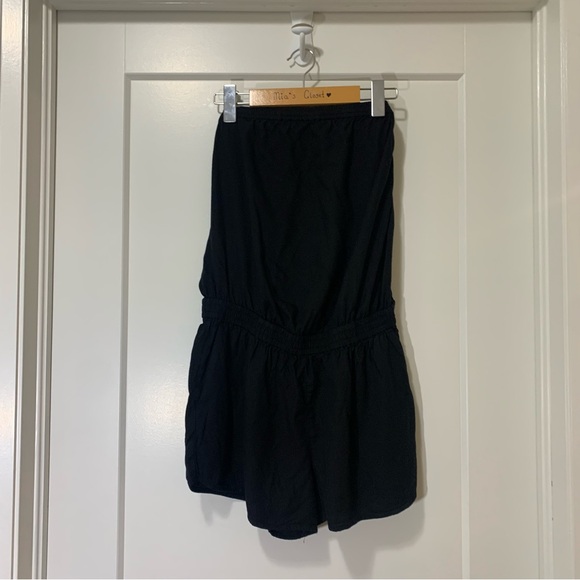 ARITZIA - Azure Skies - Black Romper with Pockets - Women’s M - Picture 2 of 9